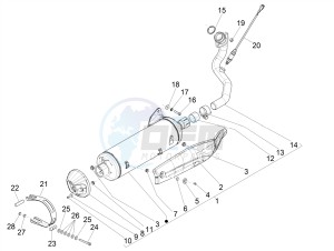 MP3 500 MAXI SPORT ABS (NAFTA) drawing Silencer