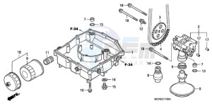 VFR800A9 ED / ABS MME TWO drawing OIL PUMP