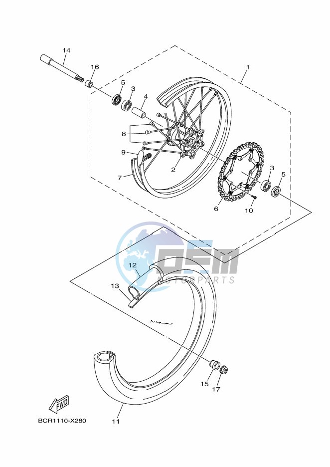 FRONT WHEEL