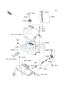 KVF360_4X4 KVF360-A3 EU GB drawing Fuel Tank