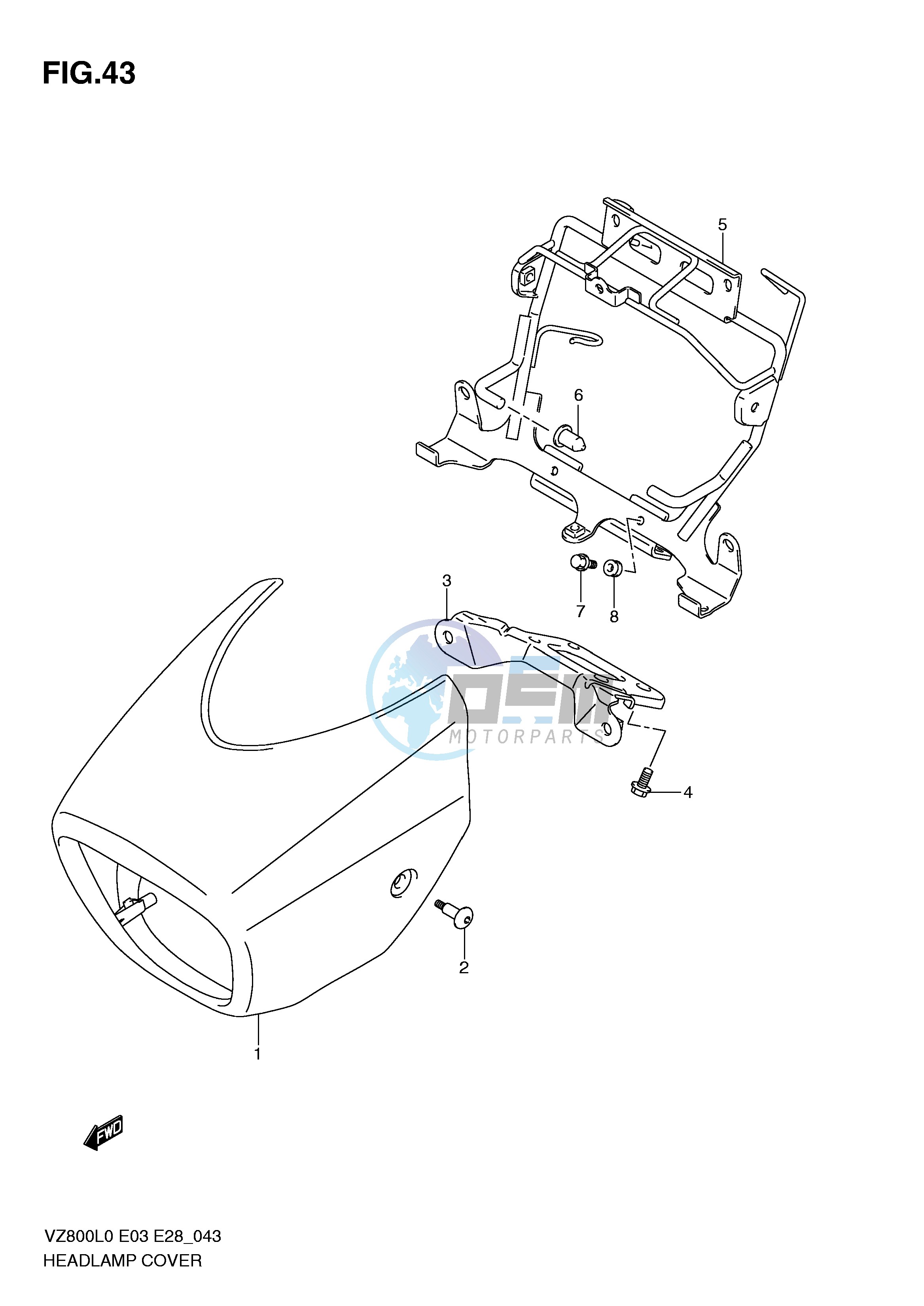 HEADLAMP COVER