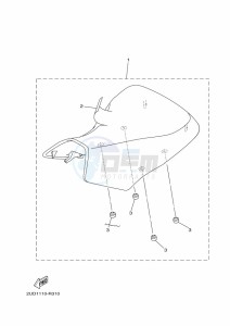 YFM700FWAD GRIZZLY 700 EPS (BLT5) drawing SEAT