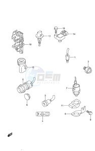 DF 9.9B drawing Sensor/Switch Non-Remote Control