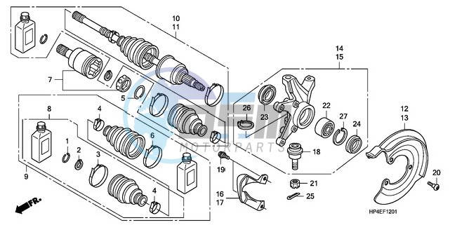 FRONT KNUCKLE (4WD)