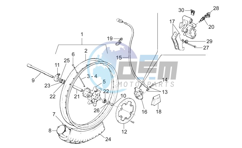 Front wheel