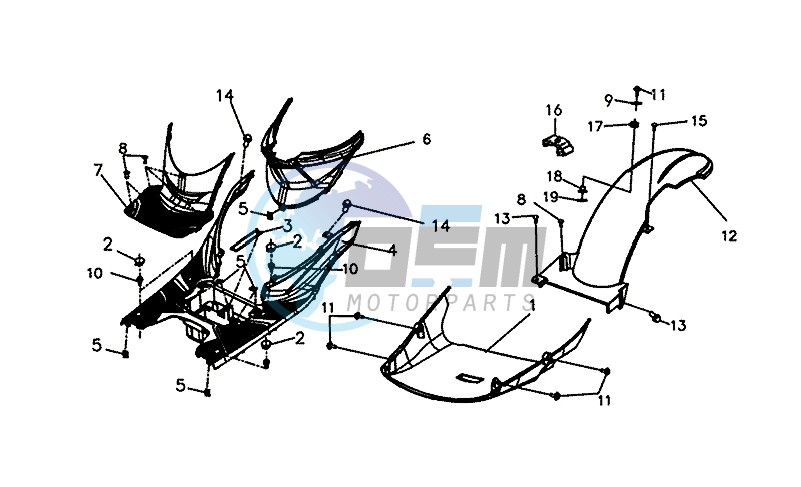 BOTTOM PLATE / FRAMECOWLING