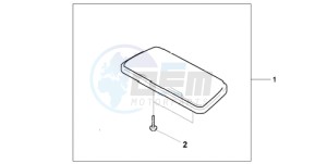 GL18009 Europe Direct - (ED / AB NAV) drawing TRUNK VANITY MIRR