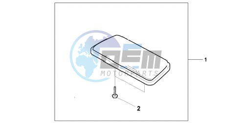 TRUNK VANITY MIRR