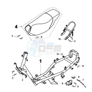 FIGHT N FR drawing FRAME AND SADDLE