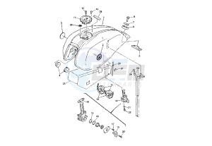 XJR 1300 drawing FUEL TANK