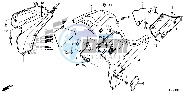 SIDE COVER/ TANK COVER