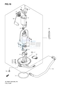 DL1000 (E3-E28) V-Strom drawing FUEL PUMP