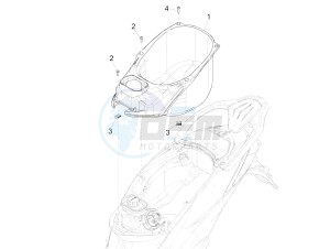 LIBERTY 150 150 IGET 4T 3V IE ABS (NAFTA) drawing Helmet housing - Undersaddle