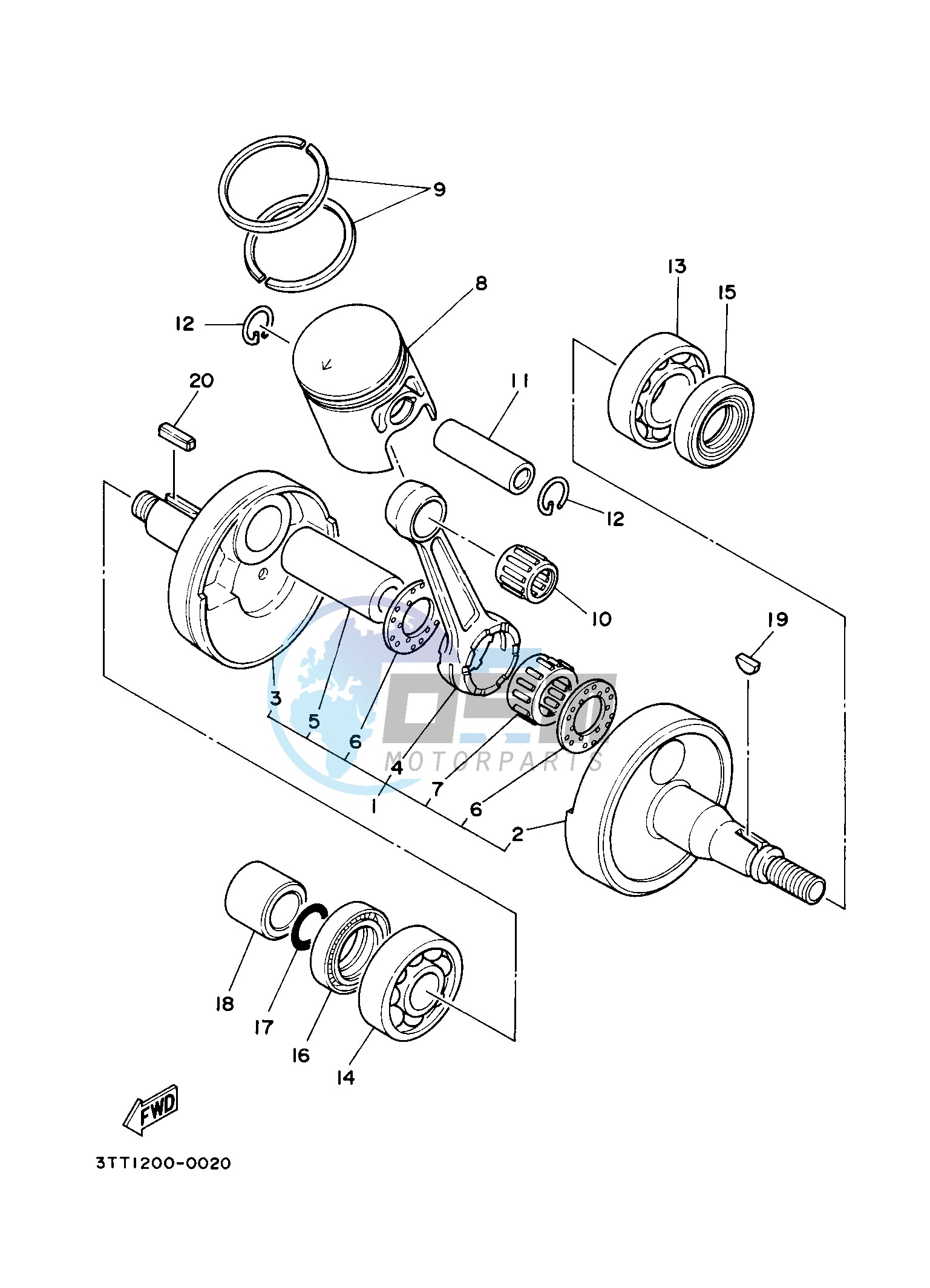 CRANKSHAFT & PISTON