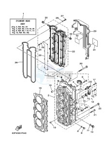 FL150A drawing CYLINDER--CRANKCASE-2