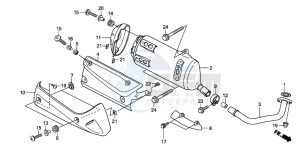 SH300A drawing EXHAUST MUFFLER