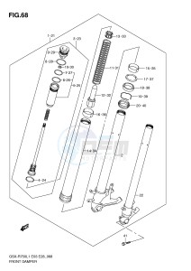 GSX-R750 (E3) drawing FRONT DAMPER