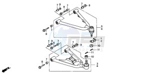 TRX300EX SPORTRAX 300EX drawing FRONT ARM