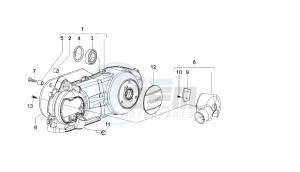 VARIANT SPORT - 125 CC VTHSG000 4T E3 drawing CLUTCH COVER