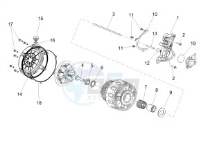 DORSODURO 900 E4 ABS (EMEA, LATAM) drawing Clutch cover