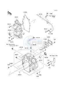 KAF 620 G [MULE 3000] (G6F-G8F) G8F drawing CRANKCASE