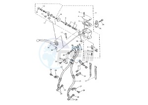 XJ N 600 drawing FRONT MASTER CYLINDER