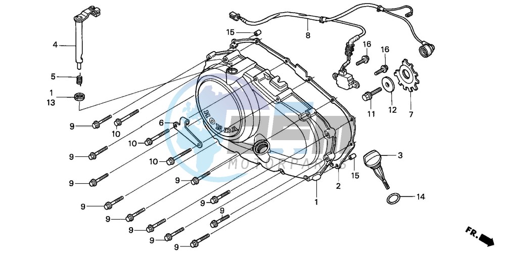 RIGHT CRANKCASE COVER