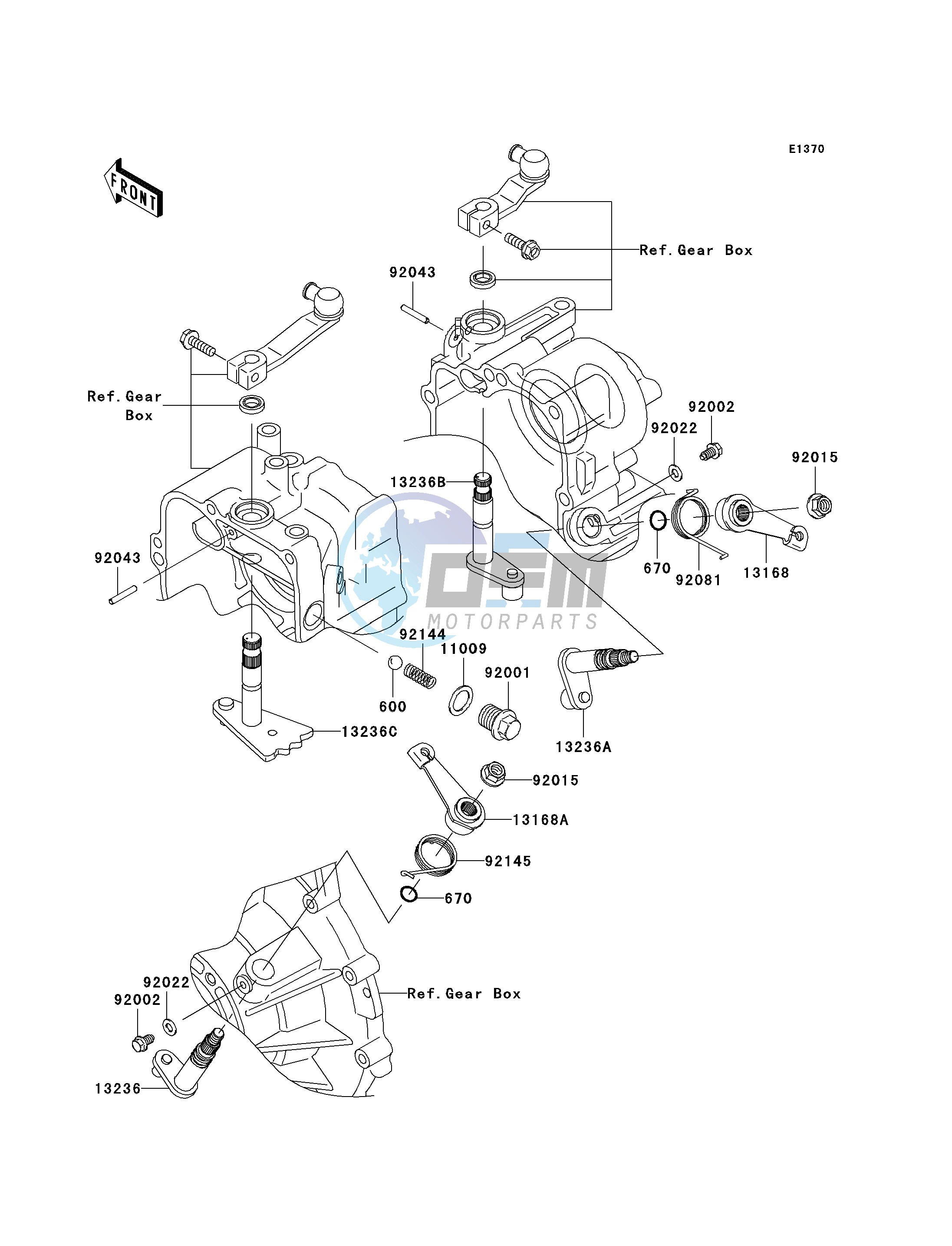 GEAR CHANGE MECHANISM