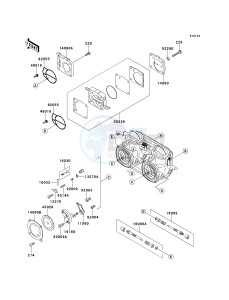 JS 750 B [750 SXI] (B1-B3 B3 CAN ONLY) [750 SXI] drawing CARBURETOR PARTS-- JS750-B2_B3- -