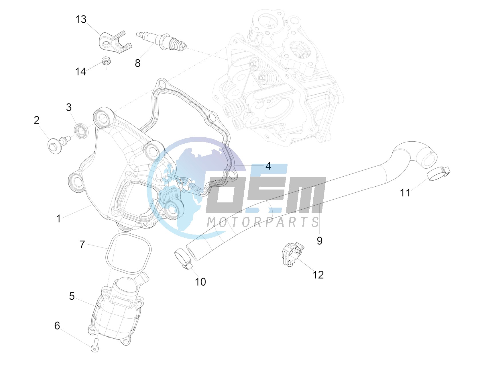 Cylinder head cover