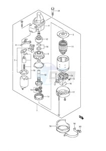 DF 40A drawing Starting Motor