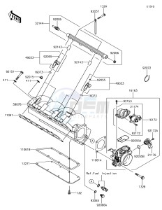 JET SKI STX-15F JT1500AHF EU drawing Throttle