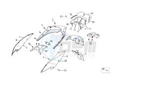 VARIANT SPORT - 50 CC VTHSBA00 2T drawing REAR BODY