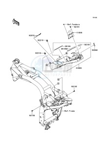 Z750 ABS ZR750MCF UF (UK FA) XX (EU ME A(FRICA) drawing Battery Case