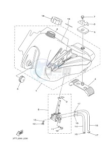 DT125 (3TTP) drawing FUEL TANK