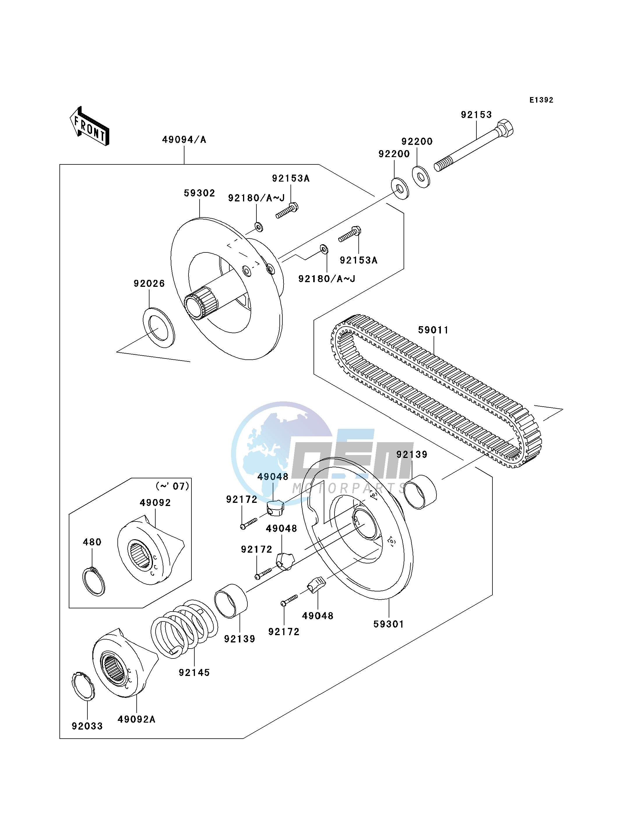 DRIVEN CONVERTER_DRIVE BELT