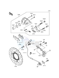 NINJA_250SL_ABS BX250BFS XX (EU ME A(FRICA) drawing Rear Brake