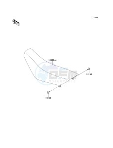 KX 65 A [KX65 MONSTER ENERGY] (A6F - A9FA) A6F drawing SEAT