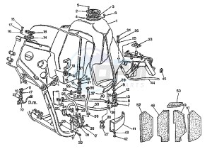 ELEFANT 750 drawing FUEL TANK