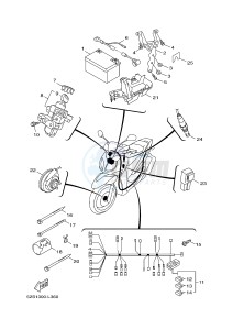 HW125 XENTER 125 (53B5) drawing ELECTRICAL 2