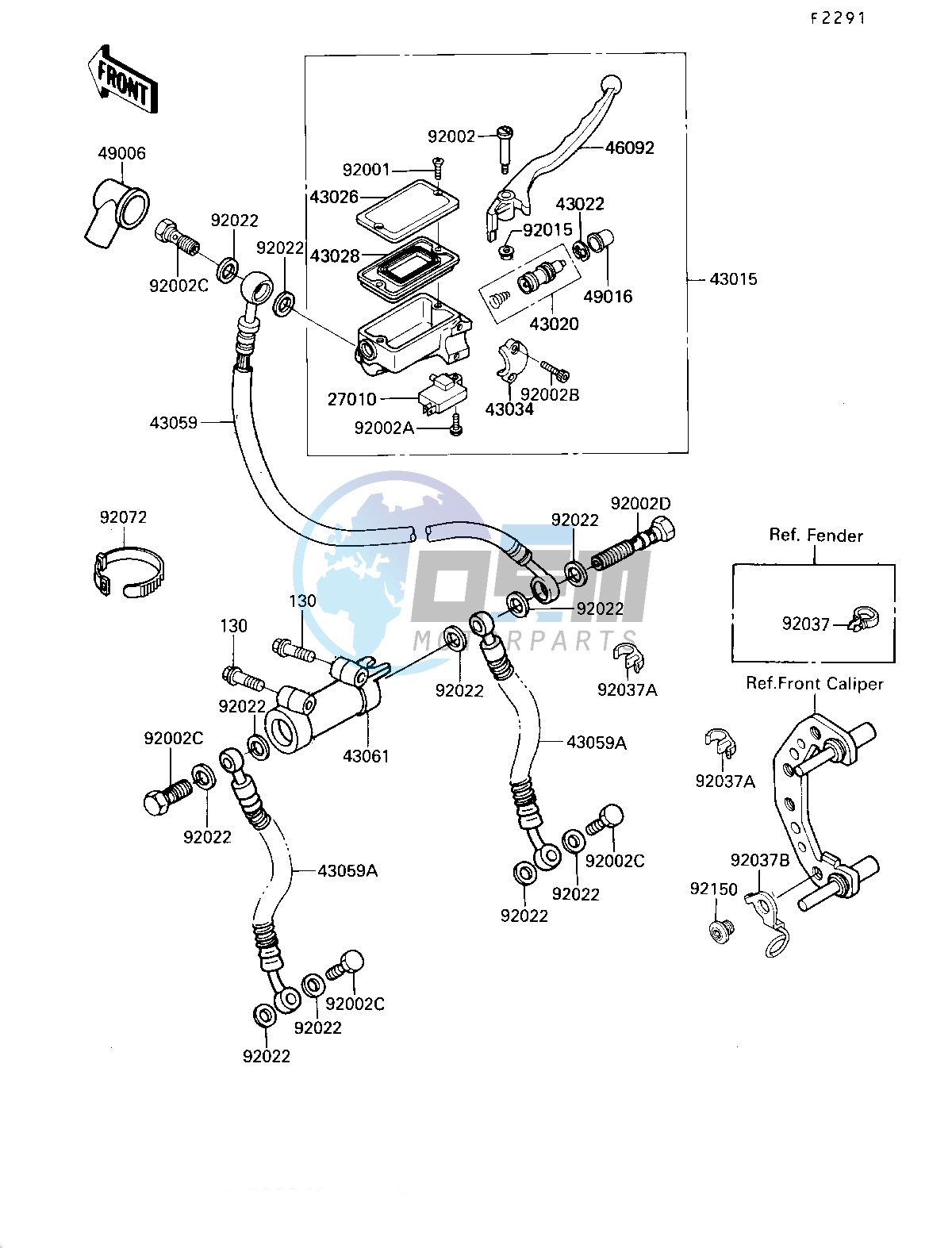 FRONT MASTER CYLINDER