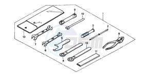 CMX250C REBEL drawing TOOLS