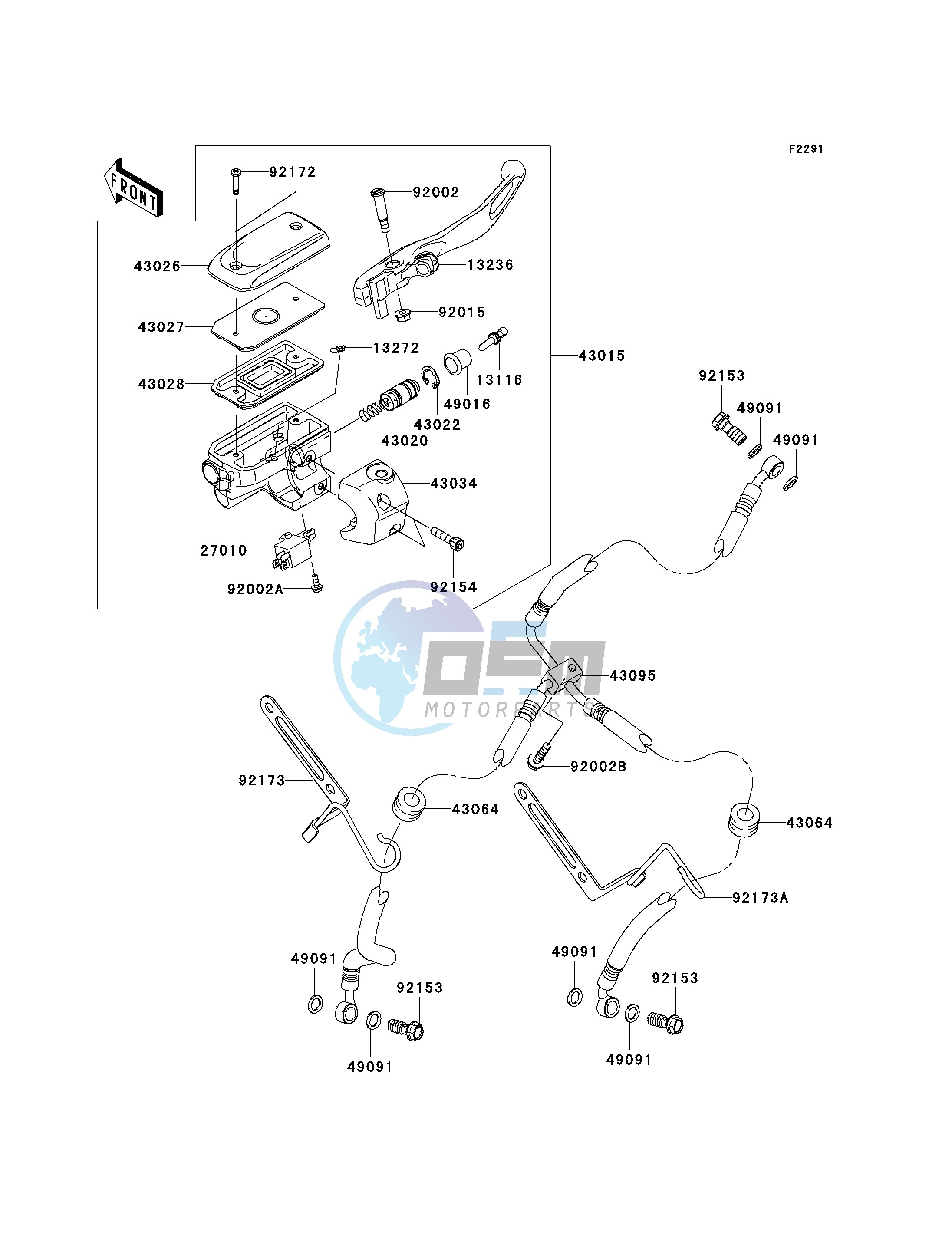 FRONT MASTER CYLINDER