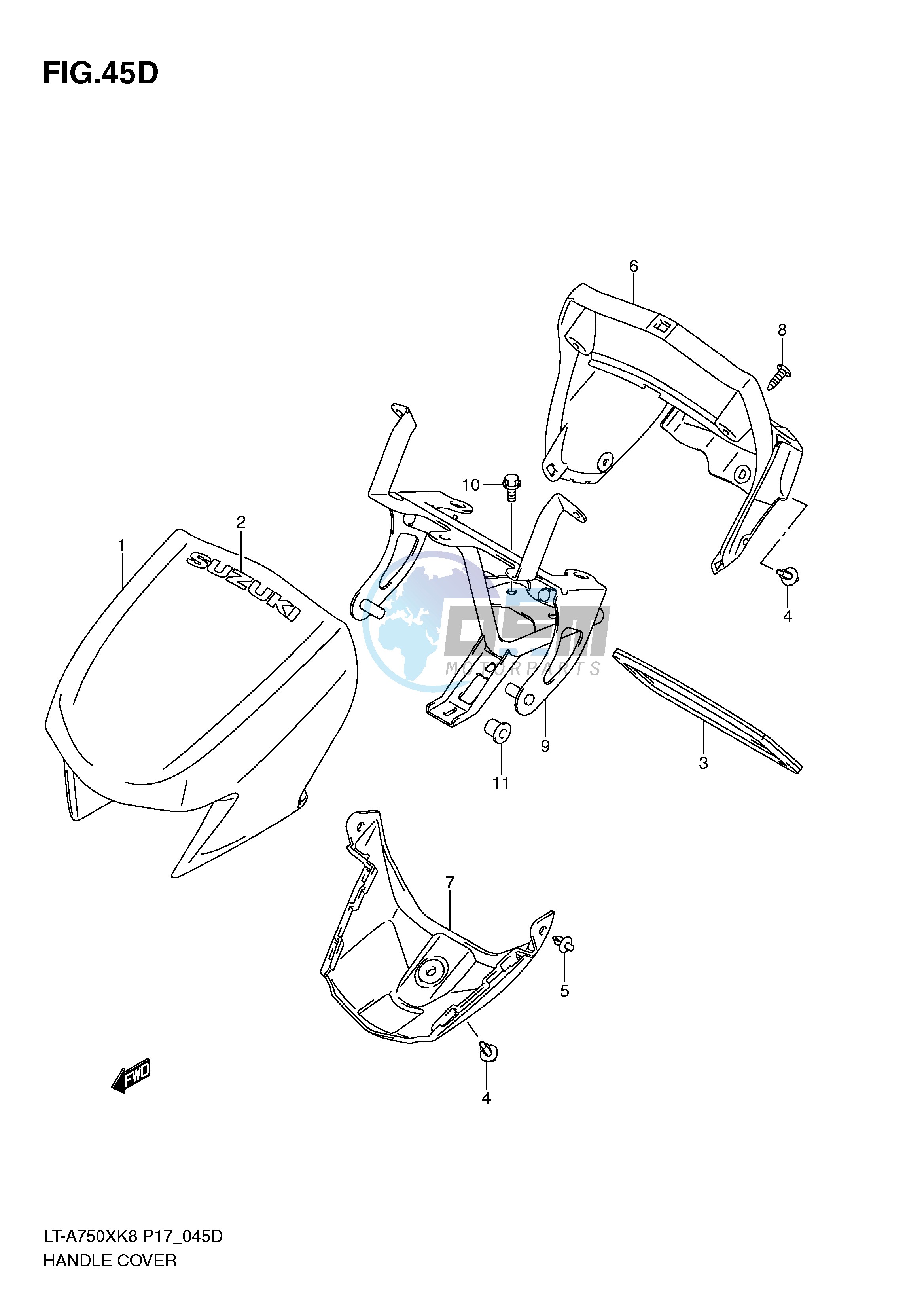 HANDLE COVER (LT-A750XK9 P24)