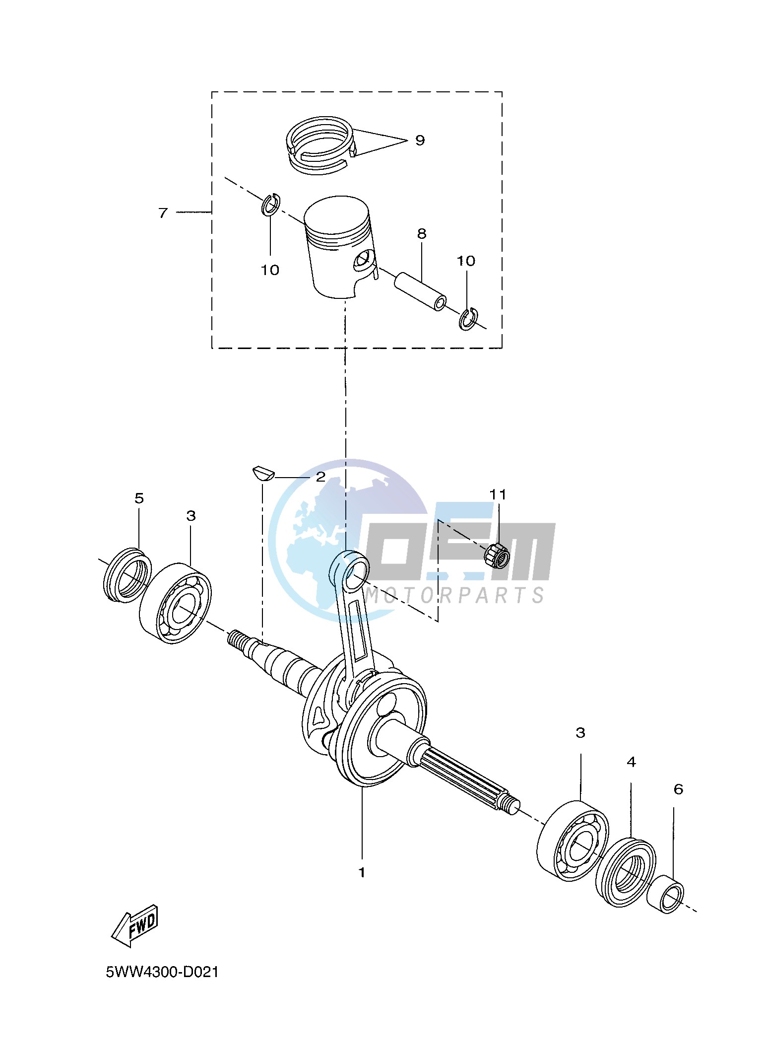 CRANKSHAFT & PISTON