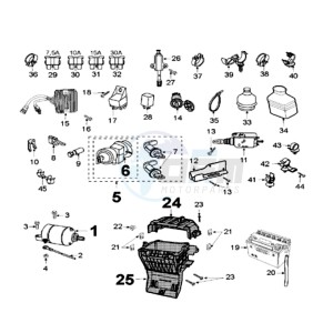 GEOPOLIS 250SC EU drawing ELECTRIC PART