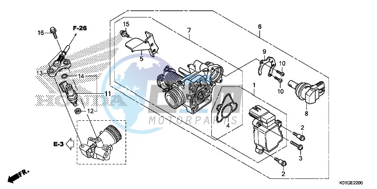 THROTTLE BODY/FUEL INJECTOR