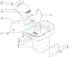 X9 500 drawing Rear protection