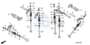 VT750CA9 Australia - (U / MME ST) drawing CAMSHAFT