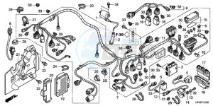 TRX420FMA Europe Direct - (ED / 2ED 4WD) drawing WIRE HARNESS